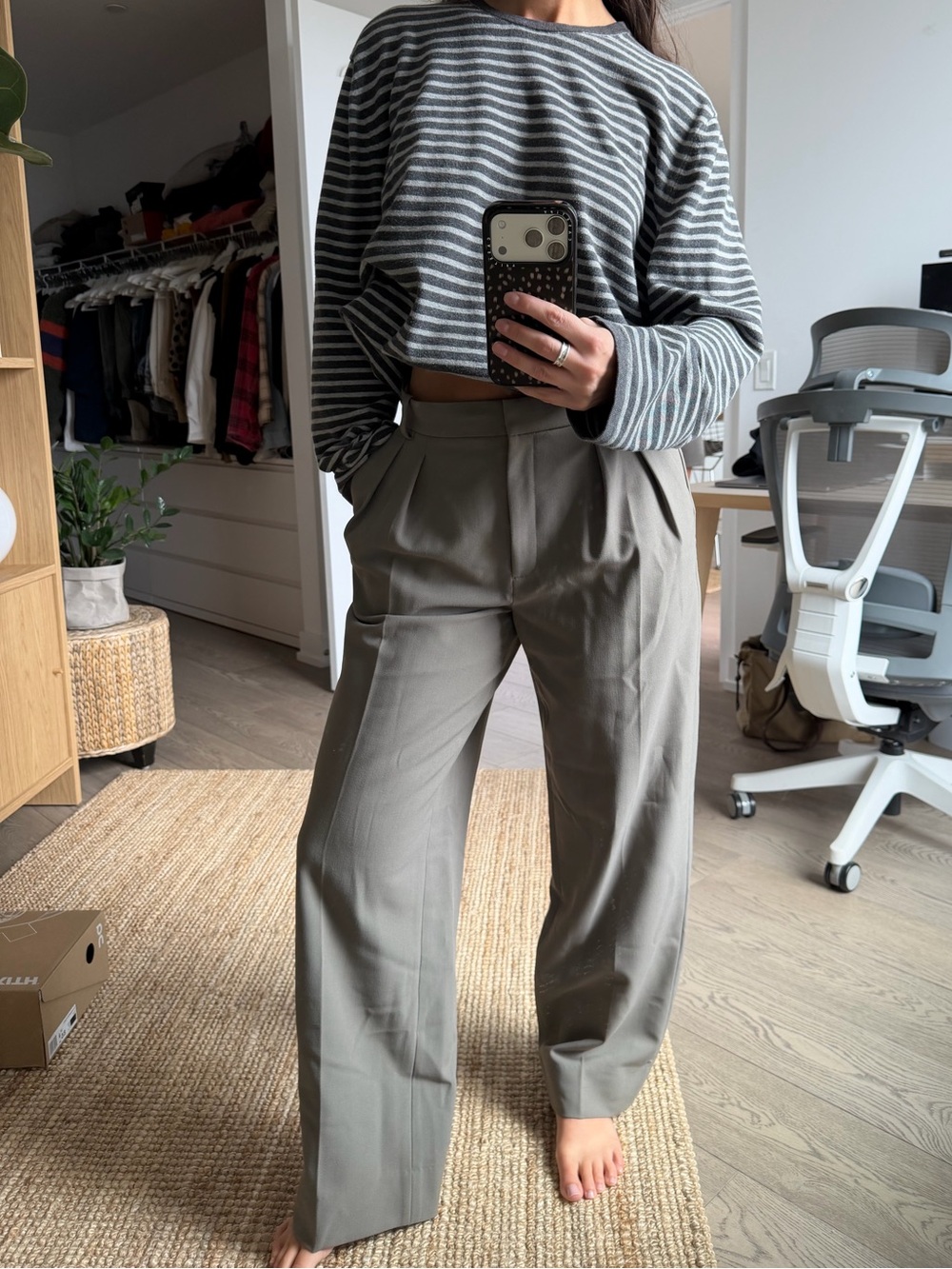 Babaton High-Rise Pleated Trousers